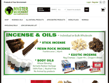 Tablet Screenshot of mastermerchant.biz